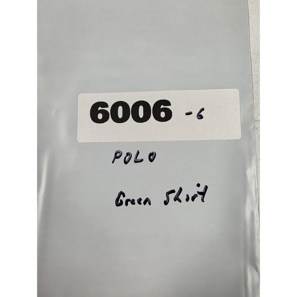 Polo Ralph Lauren Polo Shirt Mens Medium Green Pink Stripe Cotton Pony Logo - Picture 7 of 8